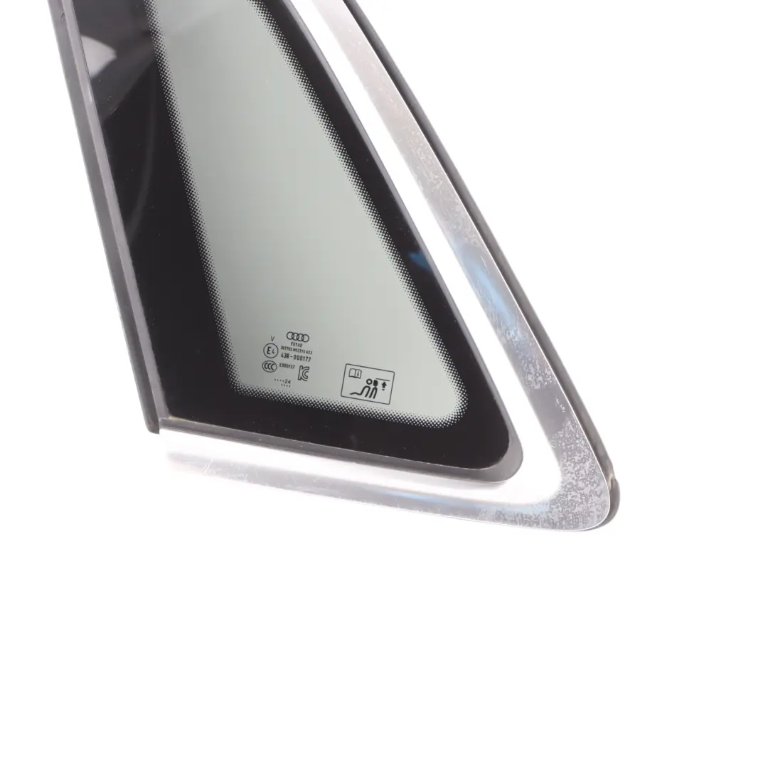 8Y Rear Quarter Window Glass Trim Left N/S Chrome AS3 to Audi A3 with Part number 8Y4845297J Audi A3 8Y Rear Quarter Window Glass Trim Left N/S Chrome AS3 - SKU 8Y4845297J - Part number 8Y4845297J