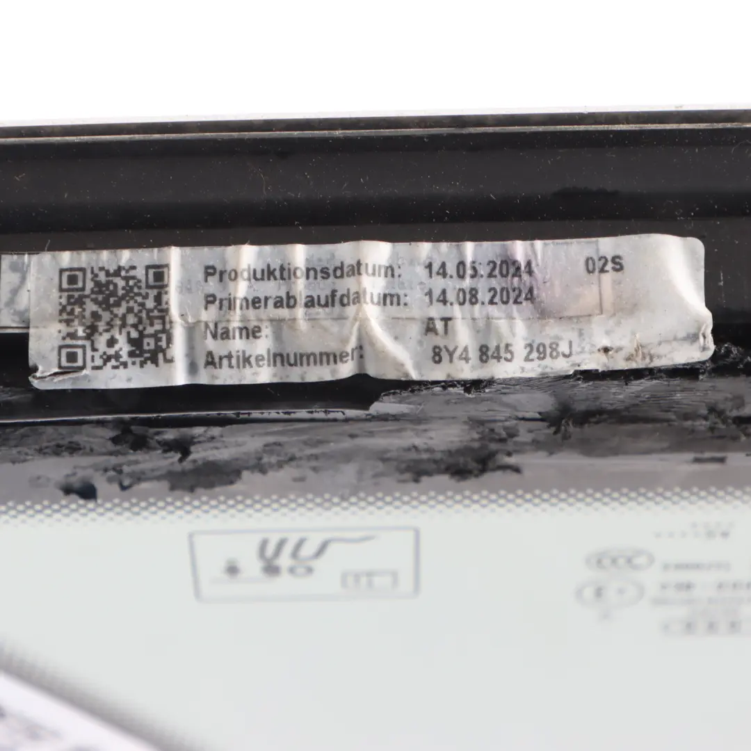 8Y Rear Quarter Window Triangle Glass Right O/S Glass AS3 to Audi A3 RS3 with Part number 8Y4845298J Audi A3 RS3 8Y Rear Quarter Window Triangle Glass Right O/S Glass AS3 - SKU 8Y4845298J - Part number 8Y4845298J