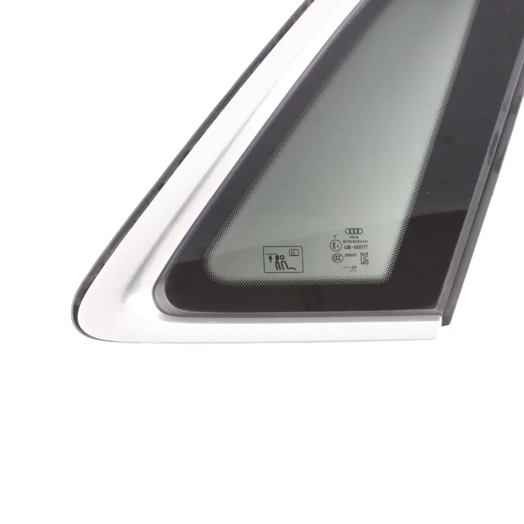 Audi A3 RS3 8Y Rear Quarter Window Triangle Glass Right O/S Glass AS3 - SKU 8Y4845298J - Part number 8Y4845298J