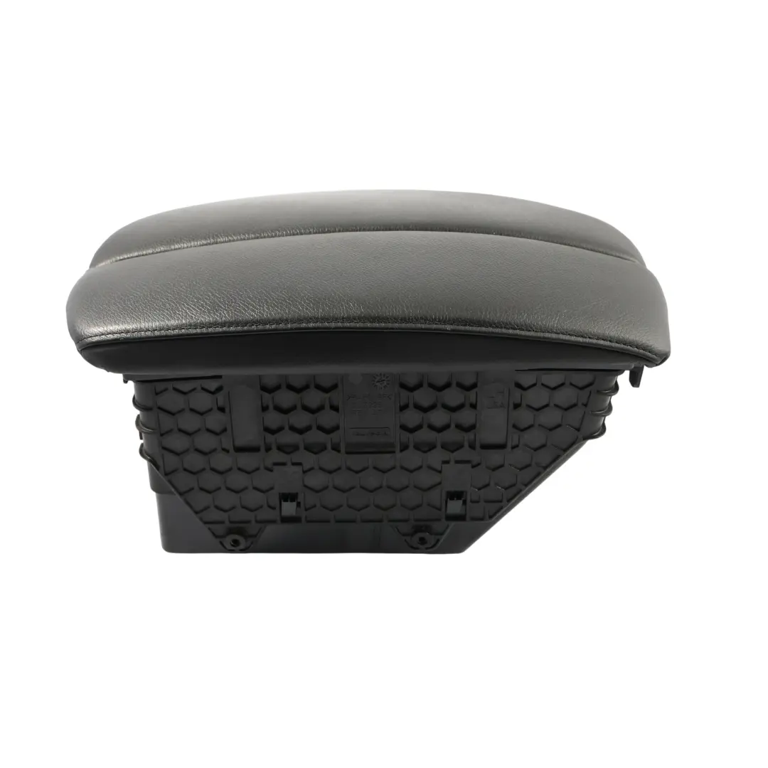 BMW X5 X6 E70 E71 Centre Armrest Front Middle Storage Leather Black - SKU 9115081 - Part number 9115081