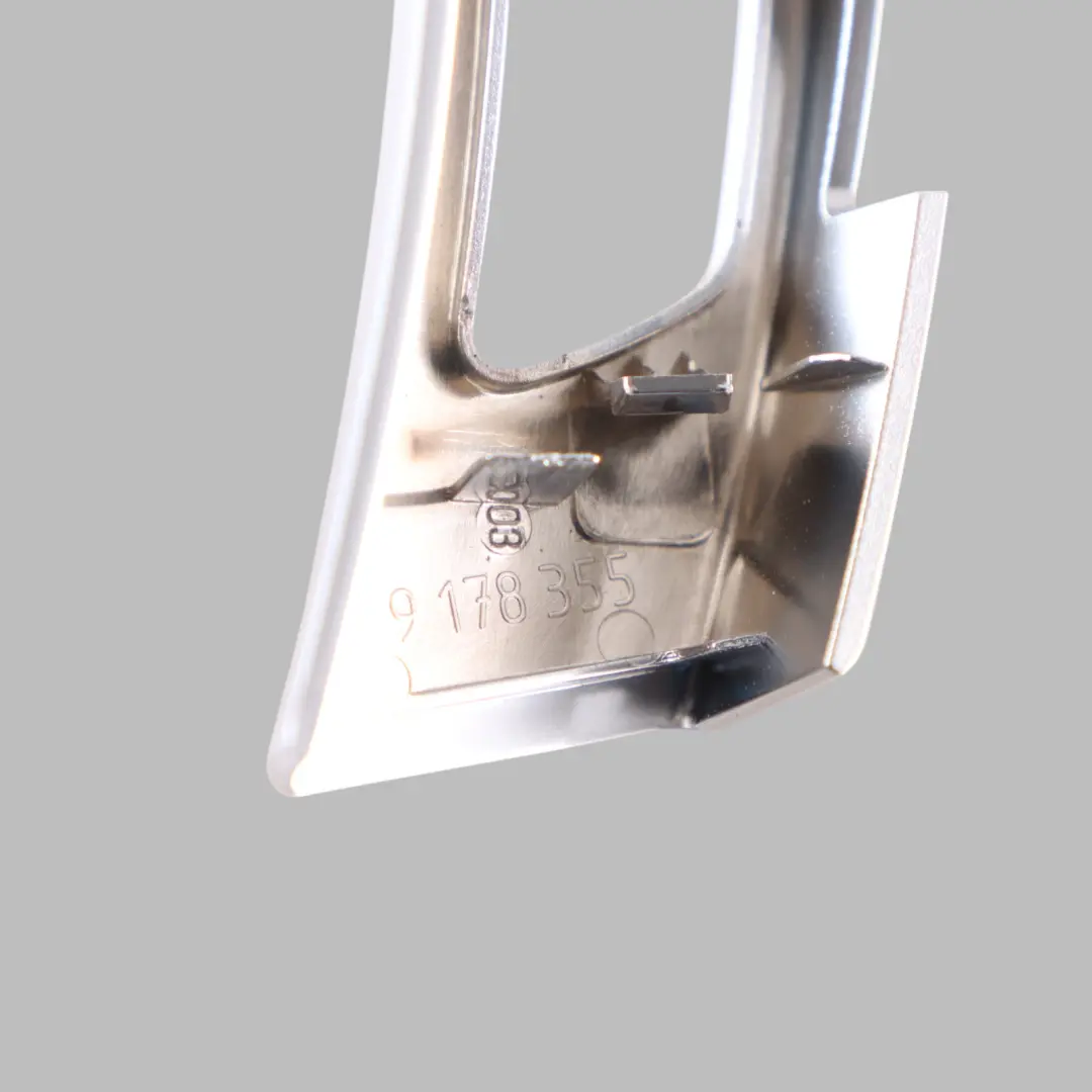 Mittel Konsole Armlehne Schloss Verkleidung Panel Silber BMW F07 GT - SKU 9178355 - Teilenummer 9178355
