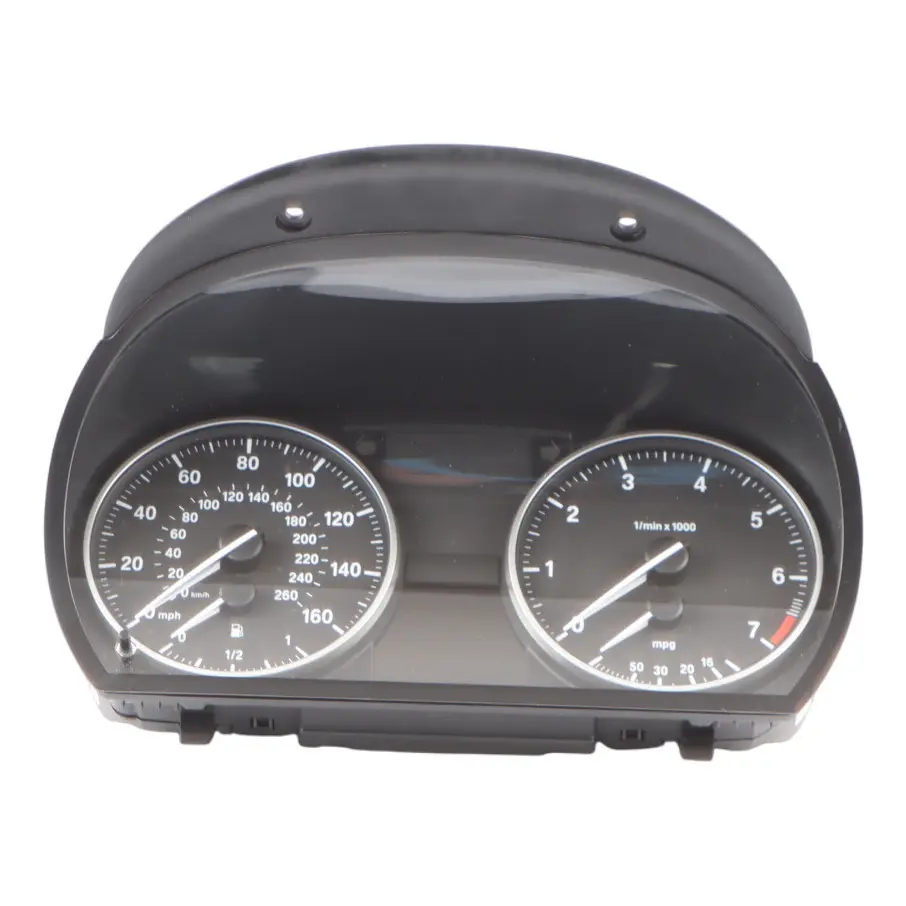BMW 3 E90 E91 E92 1 Petrol Instrument Cluster Speedo Clocks MPH Manual 9187053