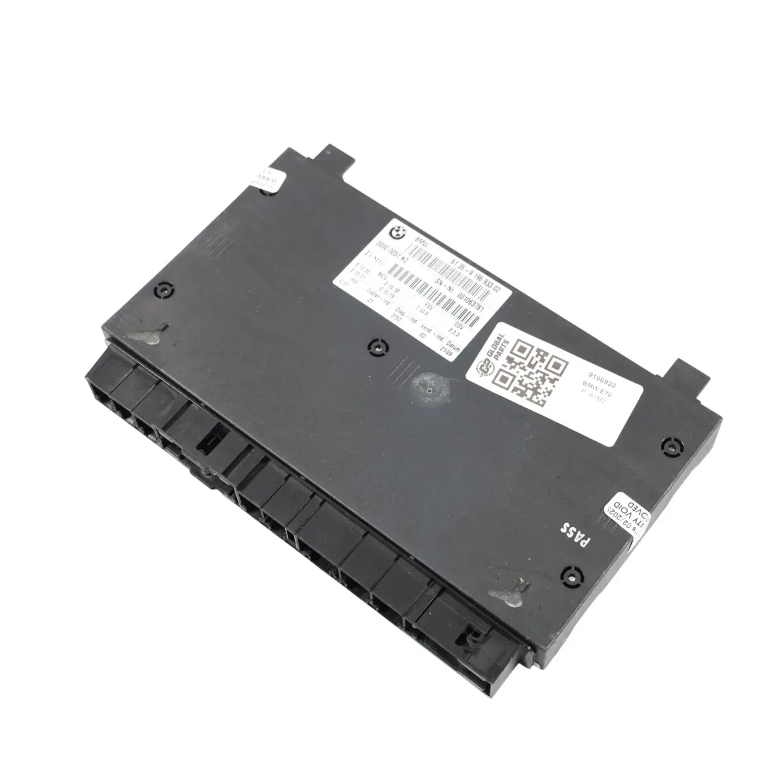 BMW E70 E71 Seat Control Unit Module ECU - SKU 9196933 - Part number 9196933