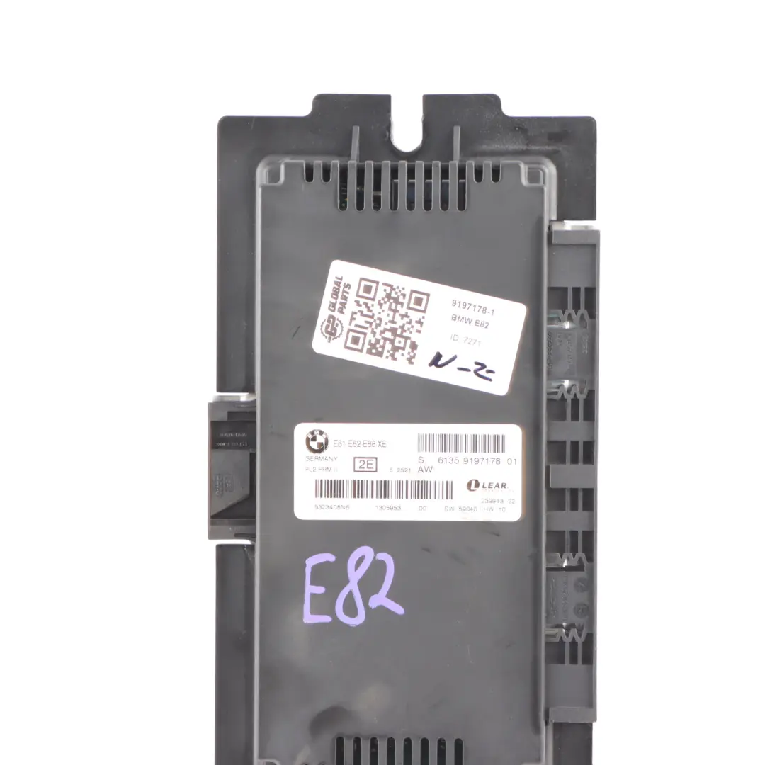 BMW E82 Footwell Light Control Unit Module ECU PL2 FRM II Lear - SKU 9197178-1 - Part number 9197178
