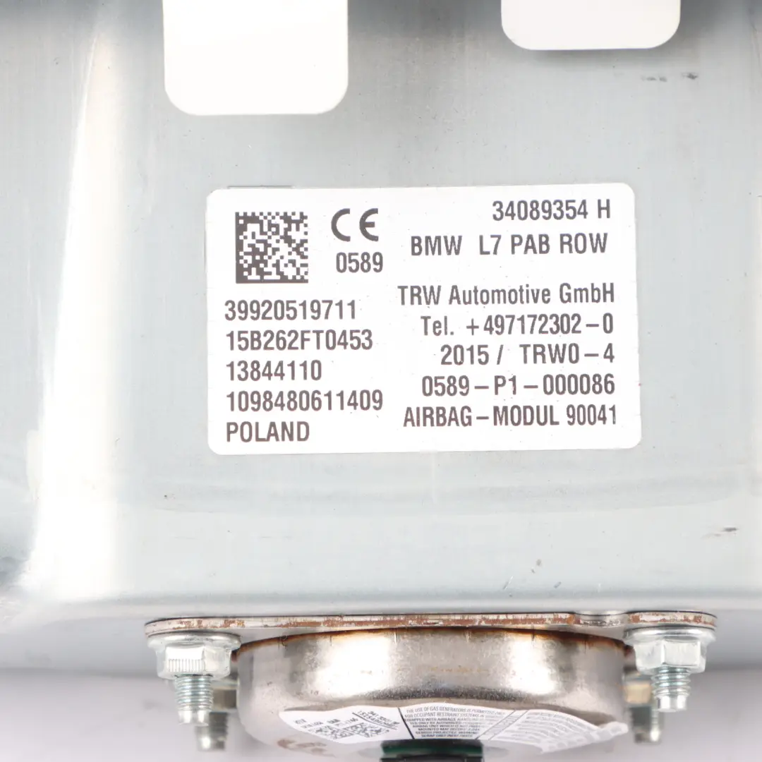 Module For Front Passenger Side Dashboard Dash to BMW F20 F30 Air with Part number 9205197 BMW F20 F30 Air Module For Front Passenger Side Dashboard Dash - SKU 9205197-1 - Part number 9205197