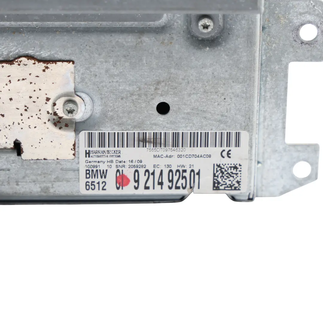 BMW E60 E61 CIC Professional Navigation System Controller Head Unit - SKU 9214925-1 - Part number 9214925