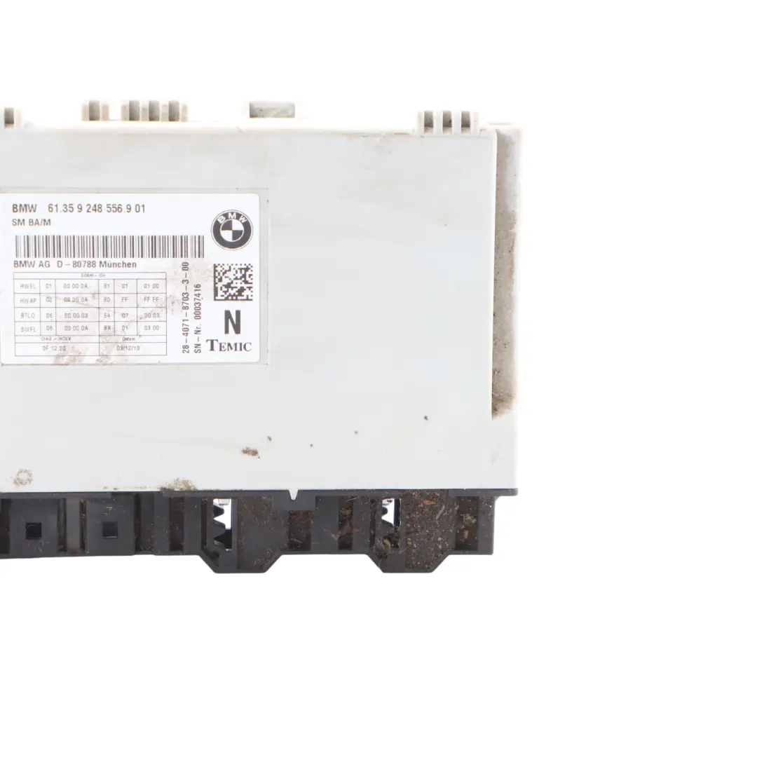 Front Seat Electrical Control Unit Module ECU BA/M to BMW F01 F10 F12 F30 with Part number 9248556 BMW F01 F10 F12 F30 Front Seat Electrical Control Unit Module ECU BA/M - SKU 9248556 - Part number 9248556