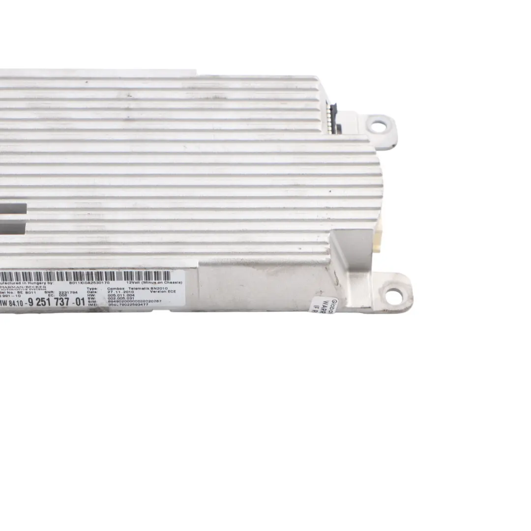 BMW F07 F10 F11 Telematics Module Bluetooth Combox Telematik ECU - SKU 9251737 - Part number 9251737