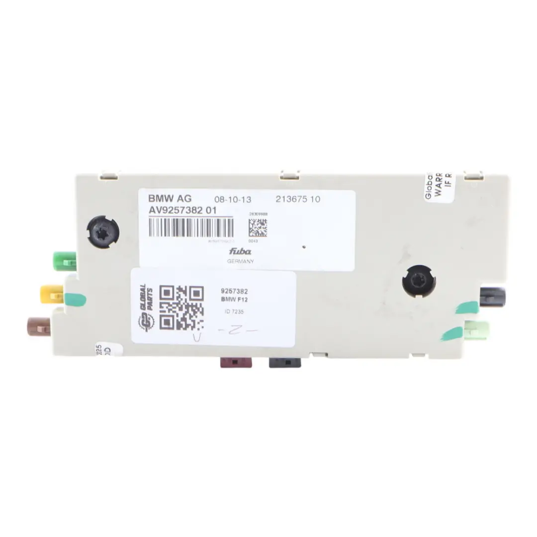 Aerial Antenna Amplifier Diversity Control Module Unit to BMW F12 with Part number 9257382 BMW F12 Aerial Antenna Amplifier Diversity Control Module Unit - SKU 9257382 - Part number 9257382