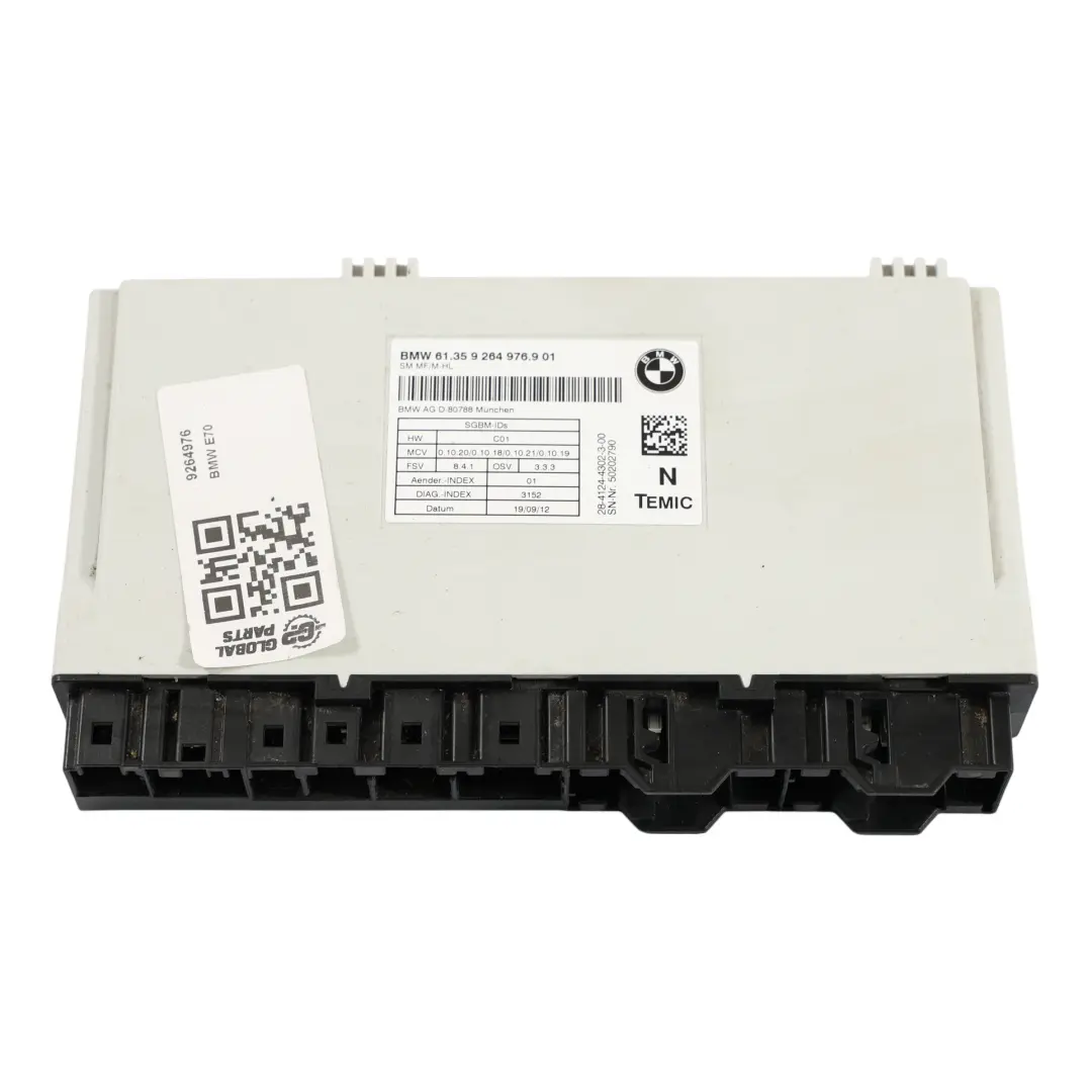 BMW X5 E70 Sitz Steuergerät Modul Vorne Links ECU - SKU 9264976 - Teilenummer 9264976