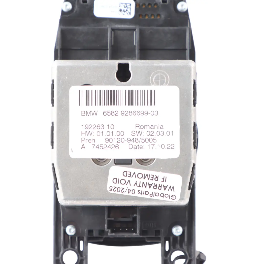 iDrive Switch BMW F10 F20 F21 F30 Multifunction Button Controller Unit to with Part number 9286699 iDrive Switch BMW F10 F20 F21 F30 Multifunction Button Controller Unit - SKU 9286699-5 - Part number 9286699