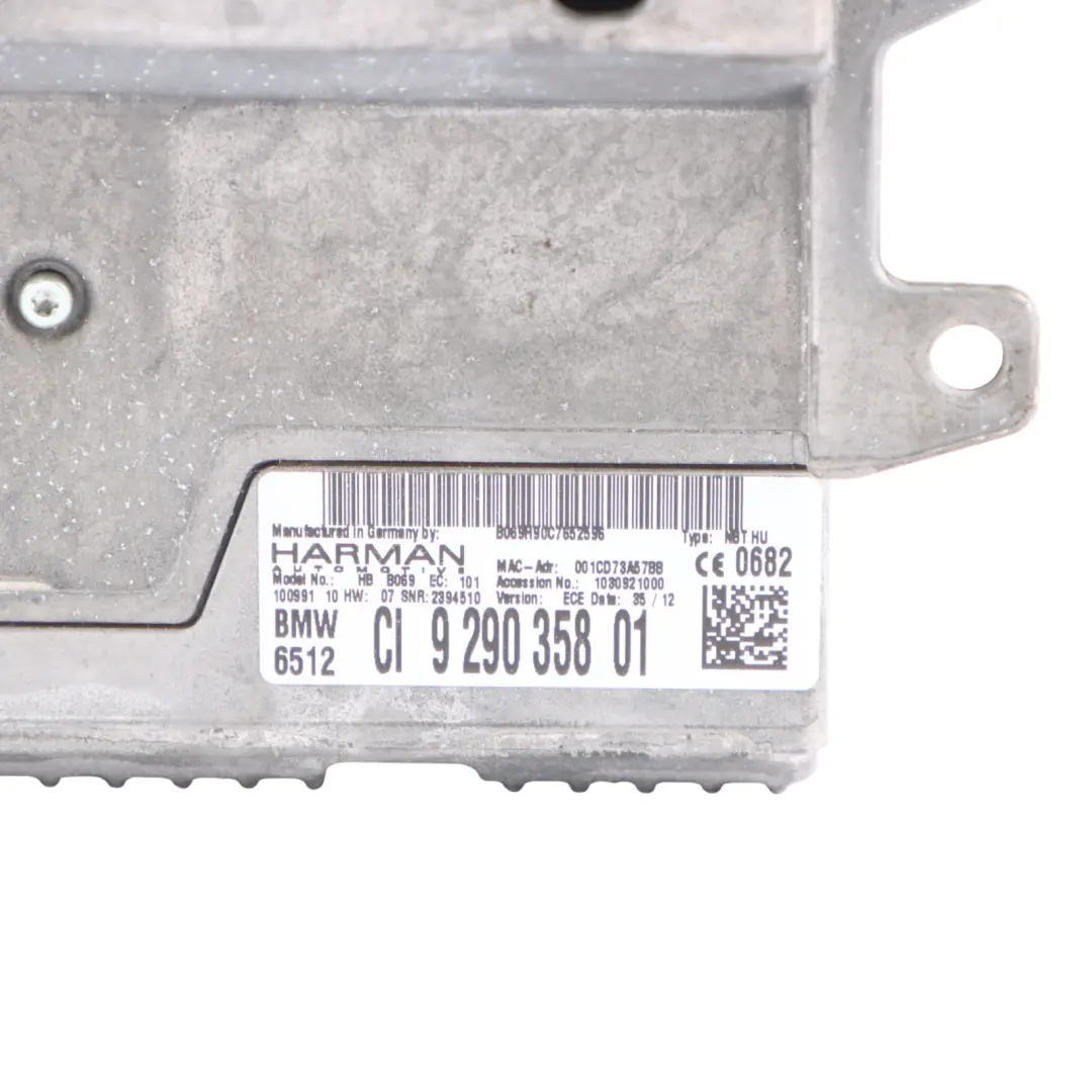  Unità Di Navigazione BMW F10 F11 F31 Harman Sat Nav - SKU 9290358 - Numero di parte 9290358