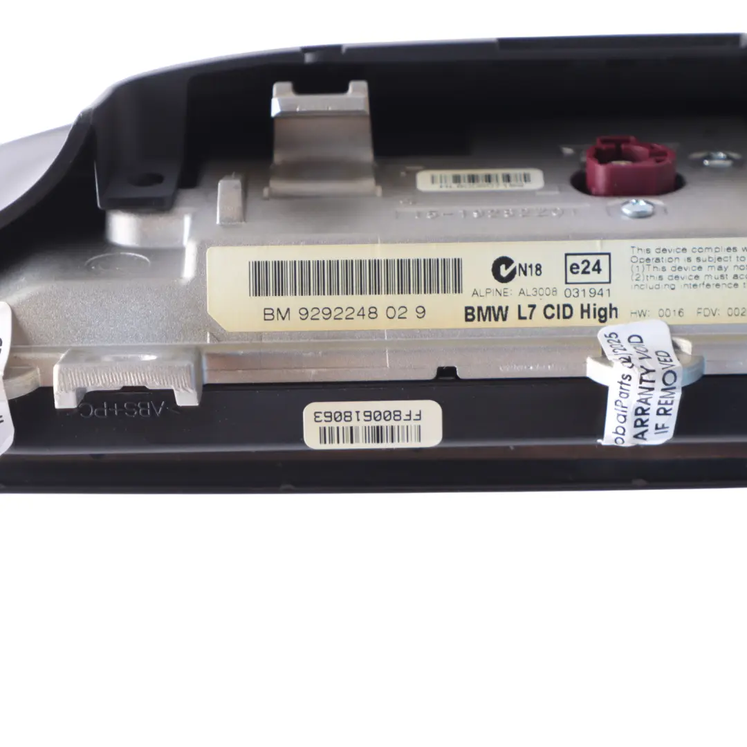 Display Screen BMW F30 F31 F32 F33 Central Information Display 8,8" to with Part number 9292248 Display Screen BMW F30 F31 F32 F33 Central Information Display 8,8" - SKU 9292248-2 - Part number 9292248