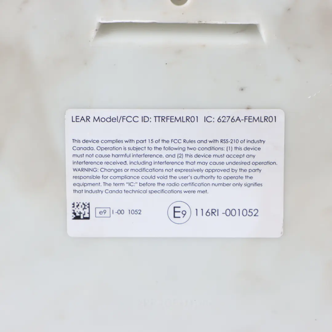 BMW F20 F30 F31 Moduł Sterownik FEM - SKU 9303543 - Numer Części 9303543