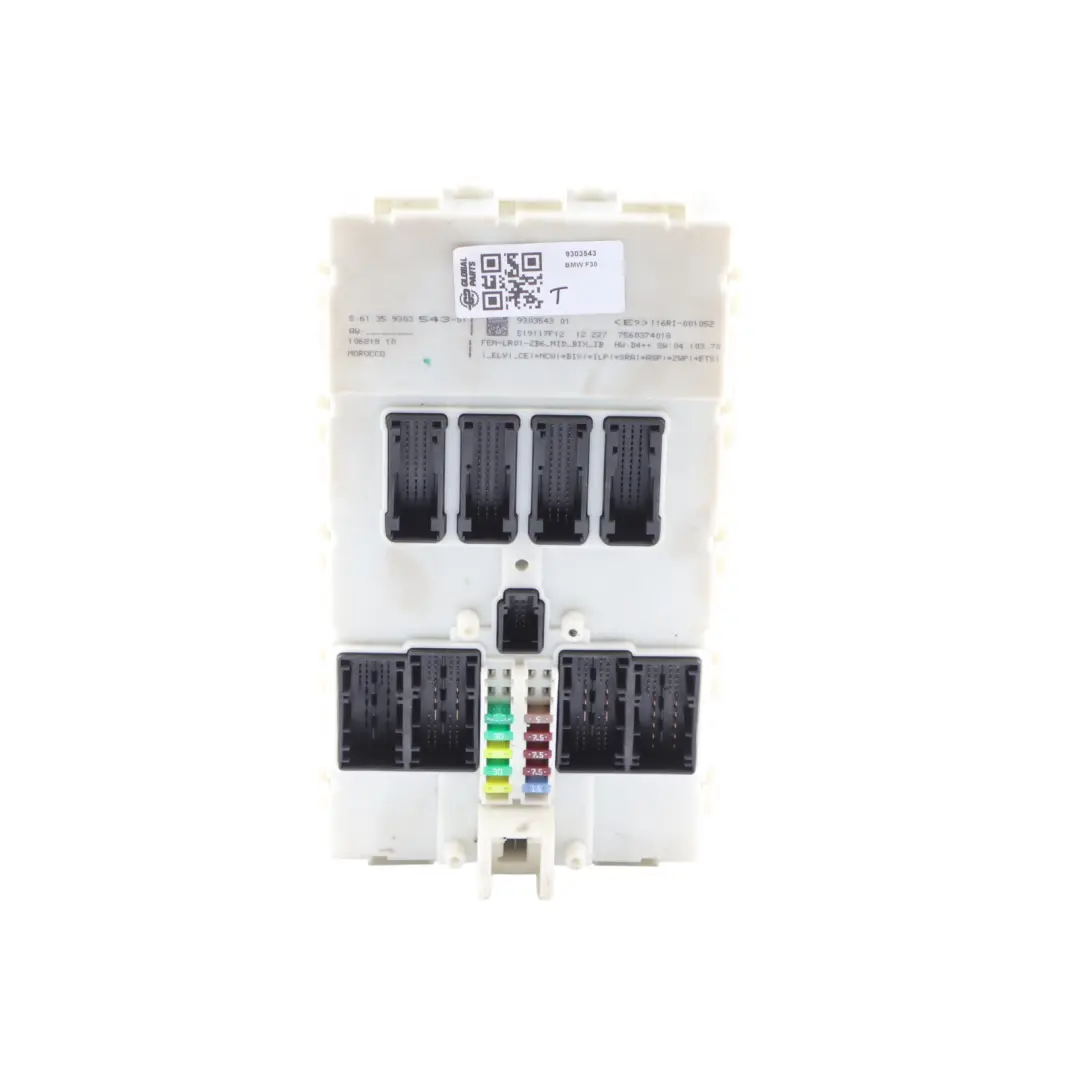 Caja Fusibles Distribucion Electrica para BMW F20 F30 F31 con número de pieza 9303543 BMW F20 F30 F31 Caja Fusibles Distribucion Electrica - SKU 9303543 - Número de pieza 9303543