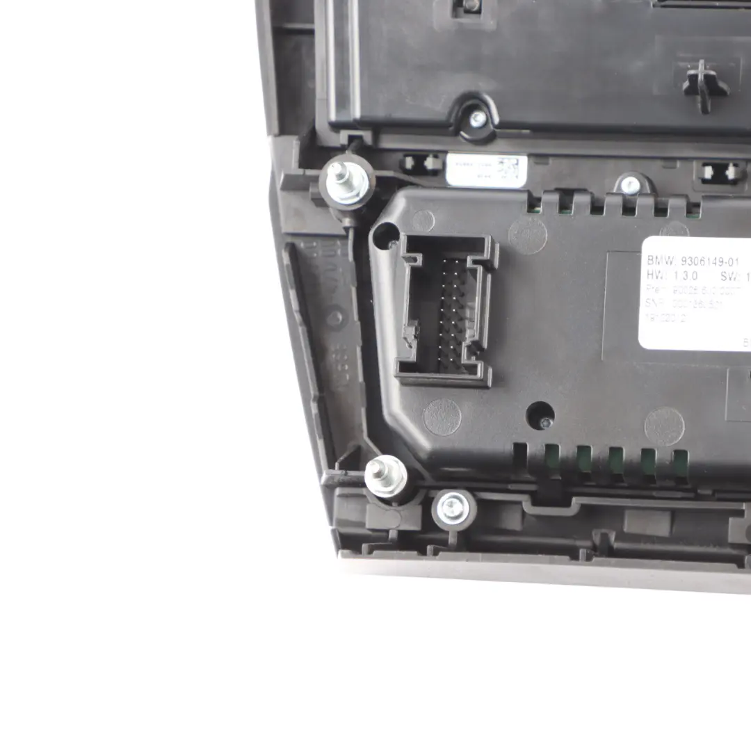 BMW F10 A/C Aria Condizionata Pannello Di Controllo Interruttore - SKU 9306149-1 - Numero di parte 9306149