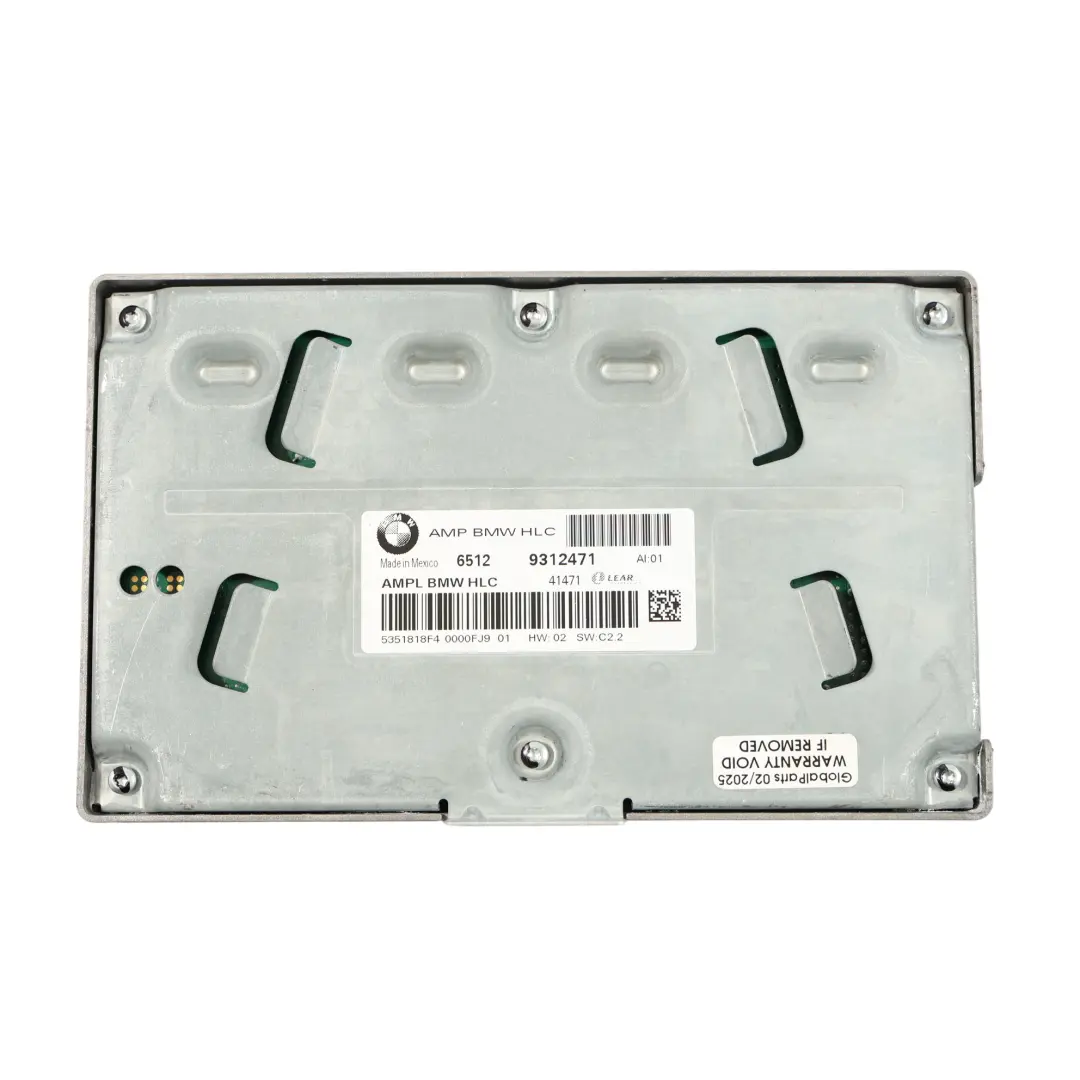 Wzmacniacz Audio Hifi Stereo System Dźwięk do BMW X6 71 o numerze 9312471 BMW X6 71 Wzmacniacz Audio Hifi Stereo System Dźwięk - SKU 9312471 - Numer Części 9312471