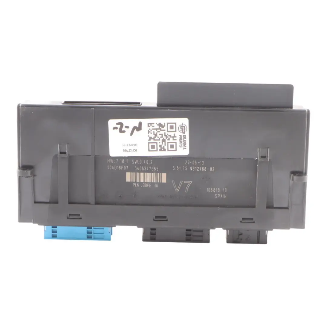 Body Control Module Unit Electronic Junction Box ECU to BMW F11 BCM with Part number 9312766 BMW F11 BCM Body Control Module Unit Electronic Junction Box ECU - SKU 9312766 - Part number 9312766