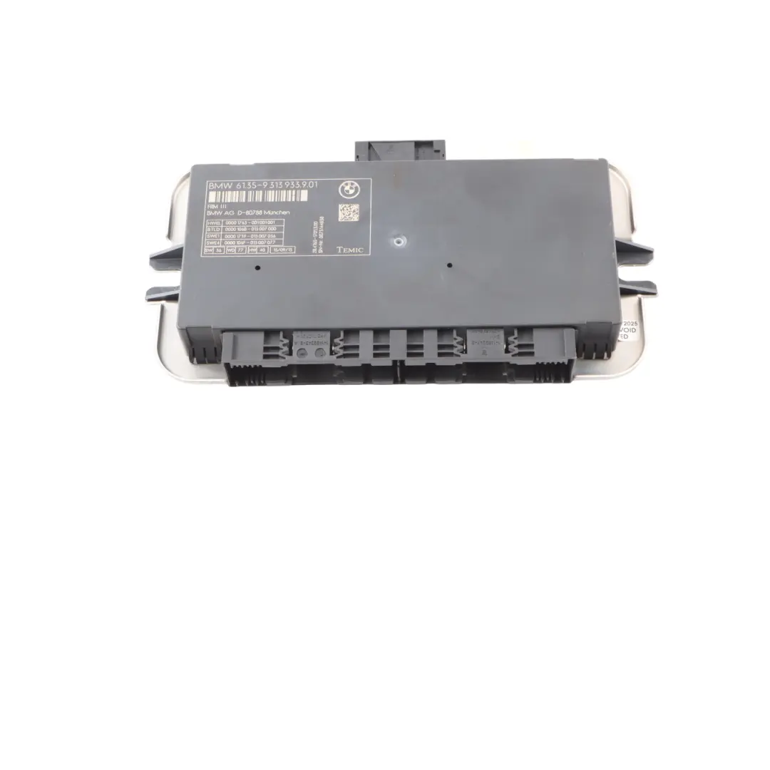 BMW F06 ECU FRM3 Module De Commande D'Éclairage Plancher 6992947 - SKU 9313933-2 - Numéro de pièce 9313933