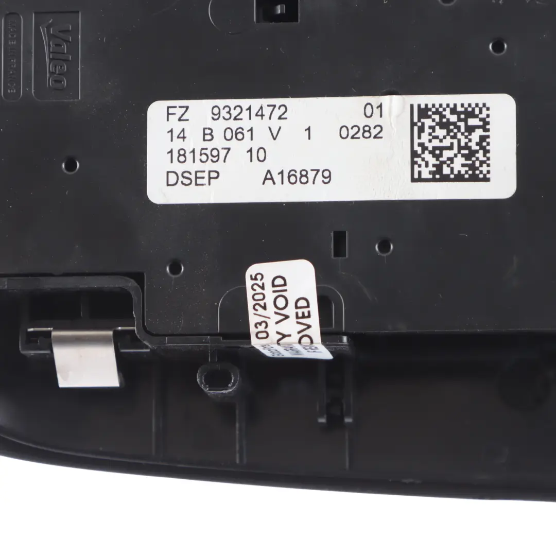 Roof Light BMW F20 F21 F30 Switch Control Unit Headliner Module Black to with Part number 9321472 Roof Light BMW F20 F21 F30 Switch Control Unit Headliner Module Black - SKU 9321472-2 - Part number 9321472