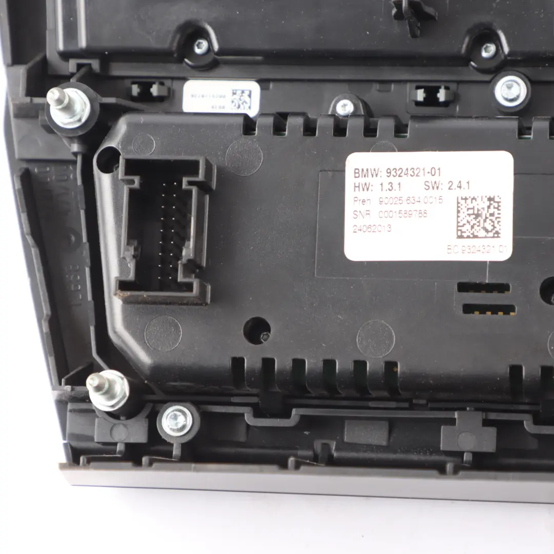 A/C Air Condition Heater Climate Control Unit Panel to BMW F06 with Part number 9324321 BMW F06 A/C Air Condition Heater Climate Control Unit Panel - SKU 9324321 - Part number 9324321