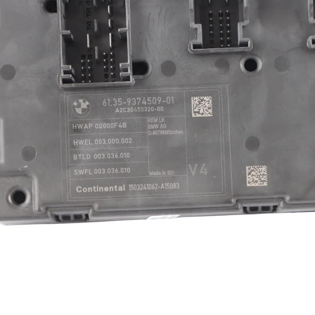 BMW F21 ECU Body Control Module BCM Electronic Box - SKU 9374509 - Part number 9374509