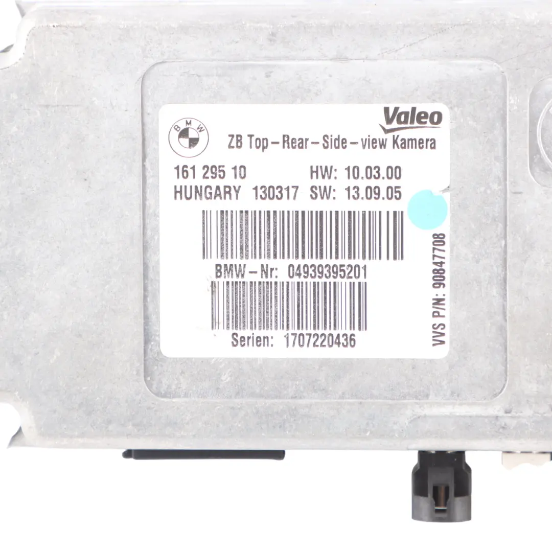 Side View Camera Module BMW F30 F31 F10 F11 F01 F02 Control Unit to Rear with Part number 9393952 Rear Side View Camera Module BMW F30 F31 F10 F11 F01 F02 Control Unit - SKU 9393952 - Part number 9393952
