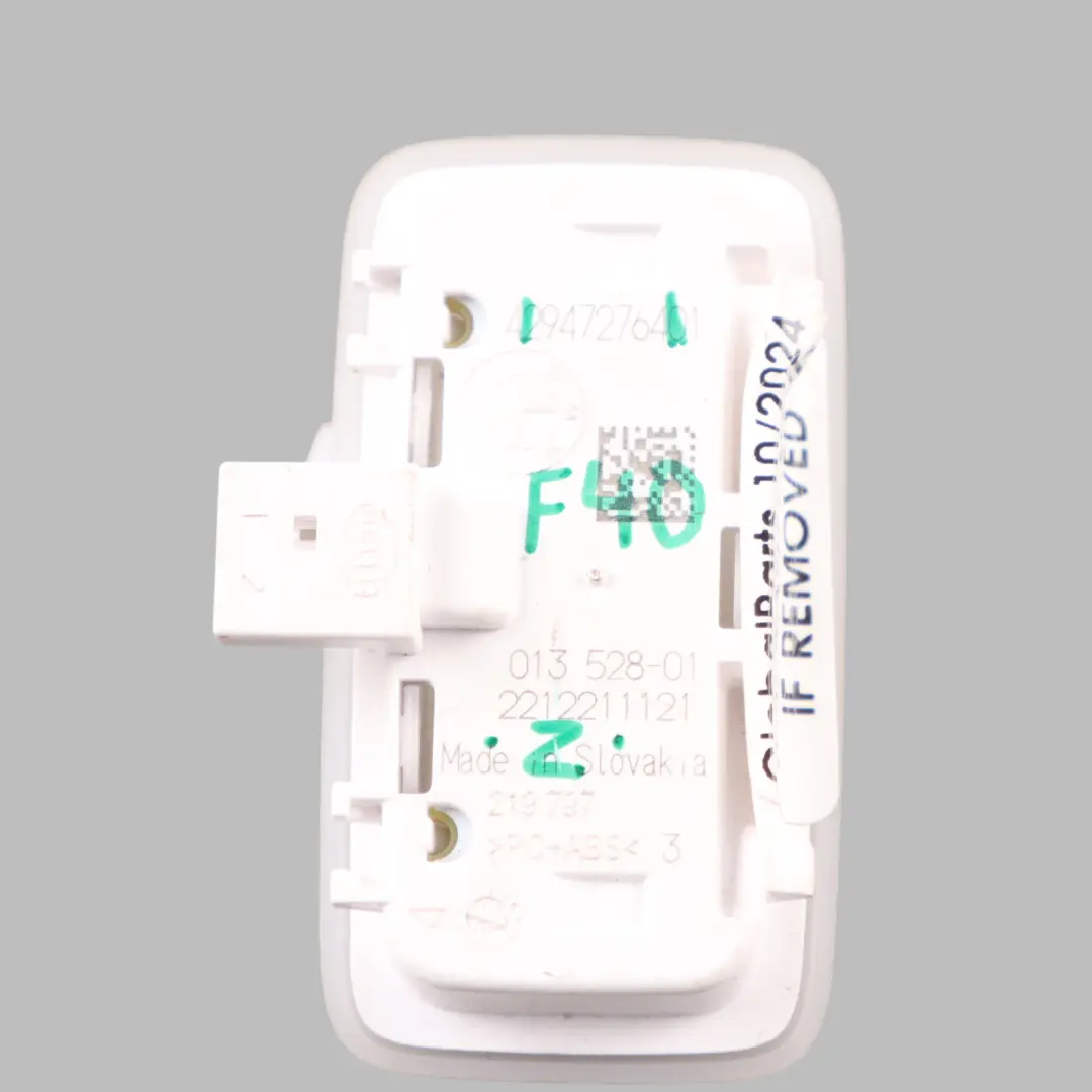 BMW F40 F44 Oświetlenie Kabiny Lampa Lampka Podsufitki - SKU 9472764 - Numer Części 9472764