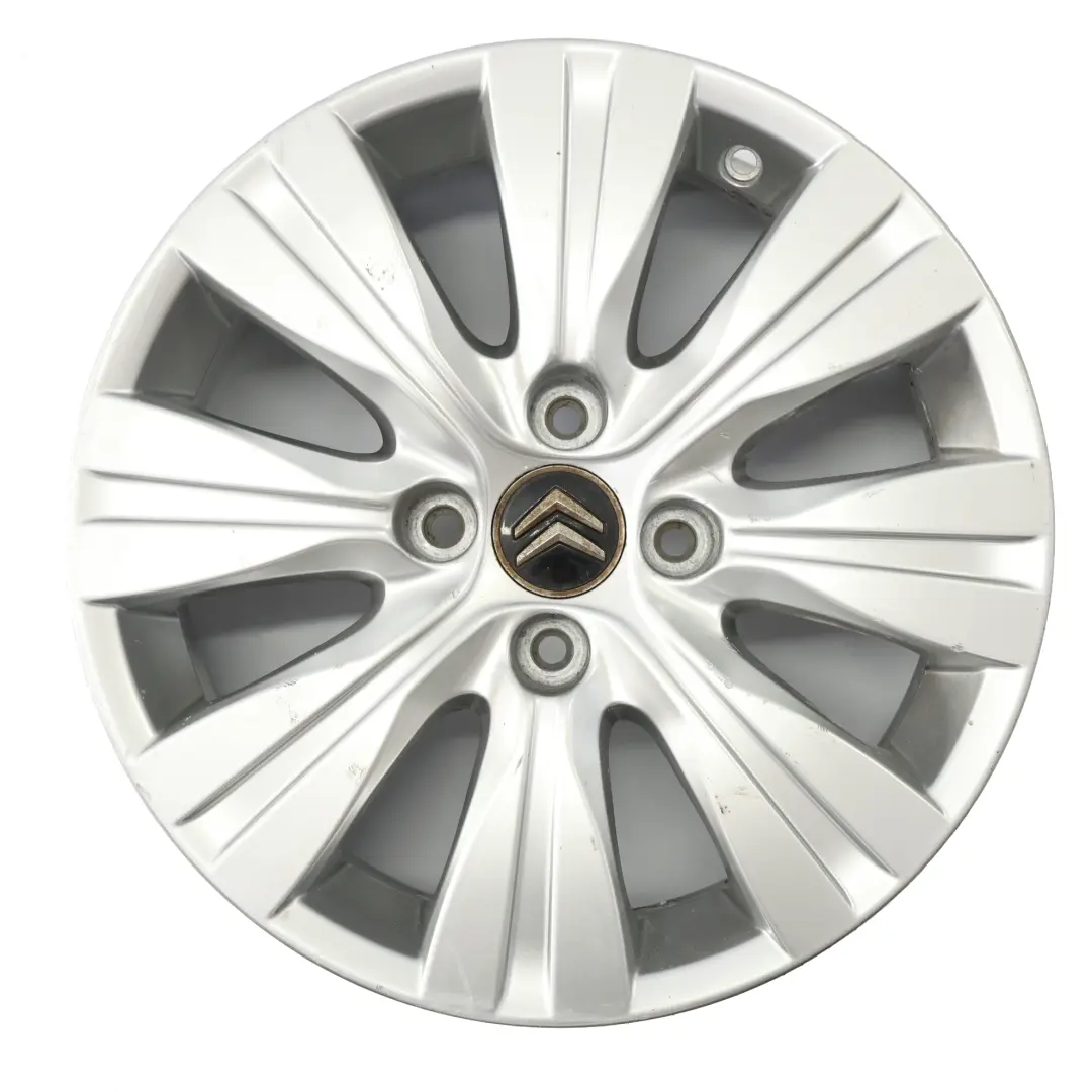  Citroen C3 Picasso Jante Alu Argent 16" ET:23 6J - SKU 9681810880-1 - Numéro de pièce 9681810880