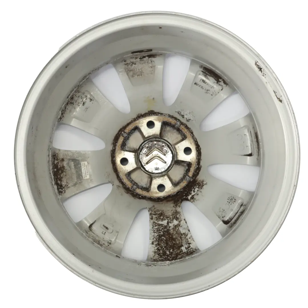 Citroen C3 Picasso Silver Alloy Wheel Rim 16" ET:23 6J to with Part number 9681810880 Citroen C3 Picasso Silver Alloy Wheel Rim 16" ET:23 6J - SKU 9681810880-1 - Part number 9681810880