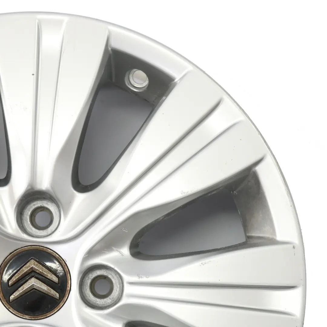  Citroen C3 Picasso Jante Alu Argent 16" ET:23 6J - SKU 9681810880-1 - Numéro de pièce 9681810880