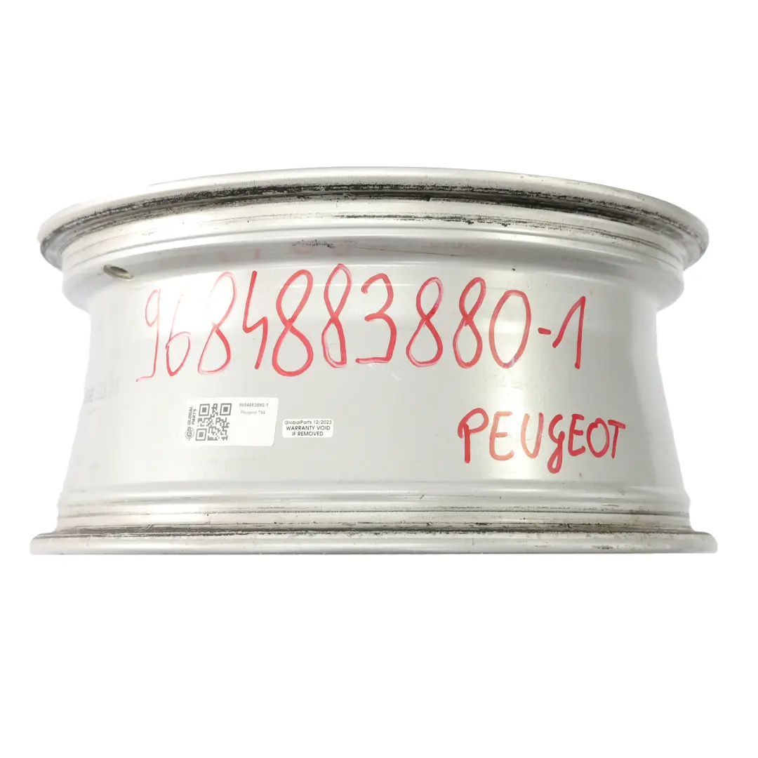 Peugeot 3008 Argento Cerchio in lega 17" 7,5J ET:29 - SKU 9684883880-1 - Numero di parte 9684883880