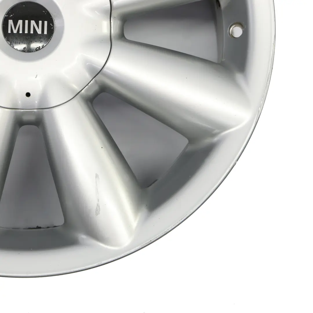 Mini Cooper R60 R61 Silver Wheel Alloy Rim 18" ET:52 7,5J Turbo Fan 126 - SKU 9803724-1 - Part number 9803724