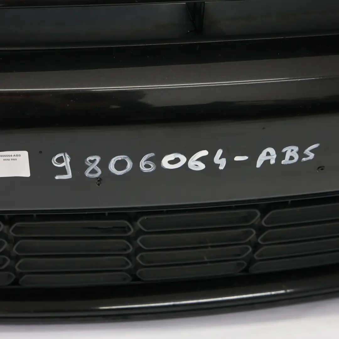  Front Bumper Mini Countryman R60 Complete Trim Panel Cooper S Absolute Black B11 - SKU 9806064-ABS - Part number 9806064