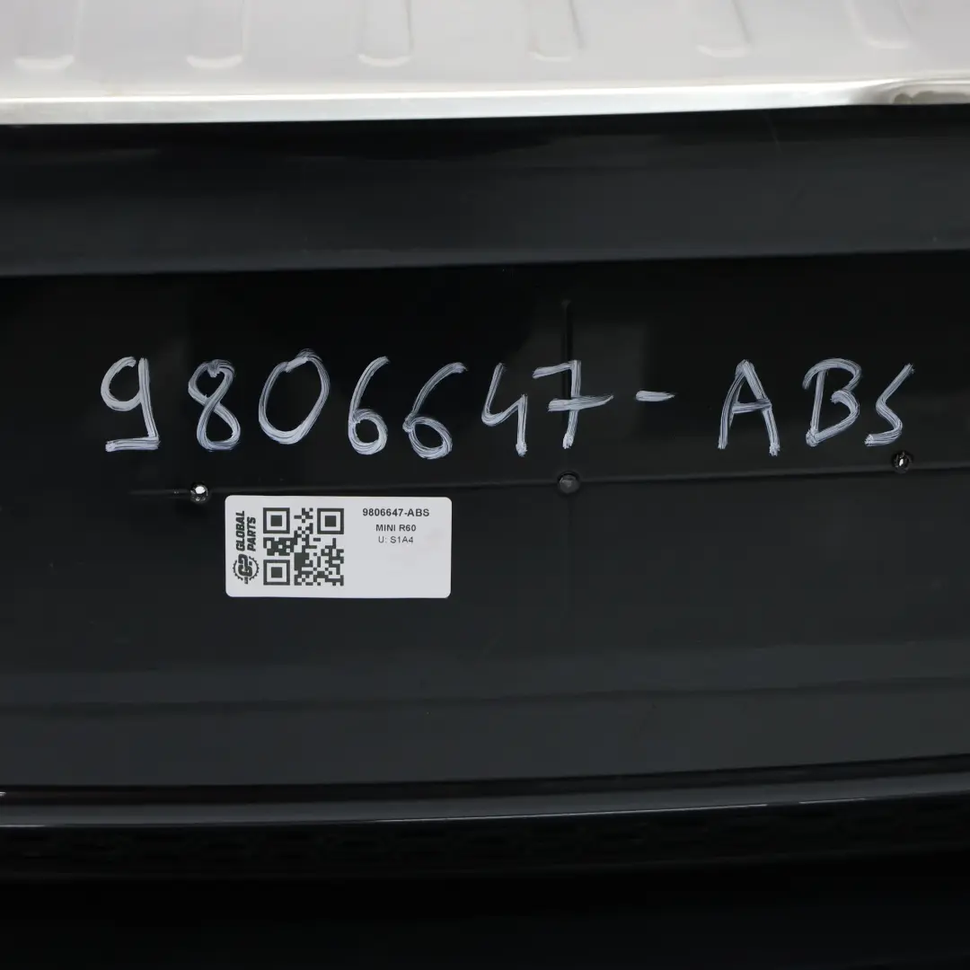 Heckstoßstange Mini Countryman R60 Cooper S PDC Absolute Black Metallic - B11 - SKU 9806647-ABS - Teilenummer 9806647