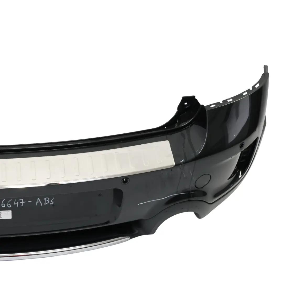 Rear Bumper Mini Countryman R60 Cooper S PDC Absolute Black Metallic - B11 - SKU 9806647-ABS - Part number 9806647