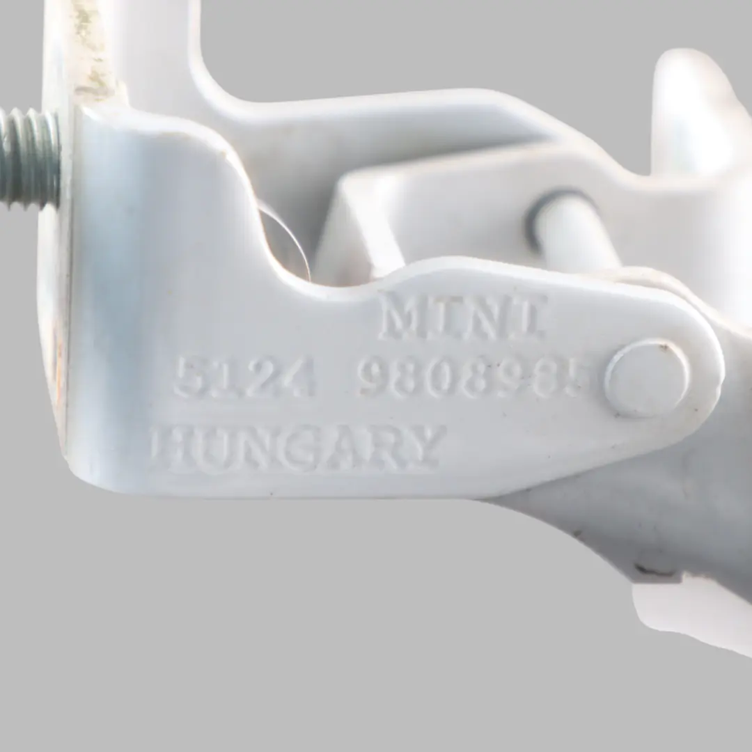 Boot Trunk Lid Tailgate Hinge Left N/S Light White - B15 to Mini R60 Cabrio Rear with Part number 9808985 Mini R60 Cabrio Rear Boot Trunk Lid Tailgate Hinge Left N/S Light White - B15 - SKU 9808985-LW - Part number 9808985