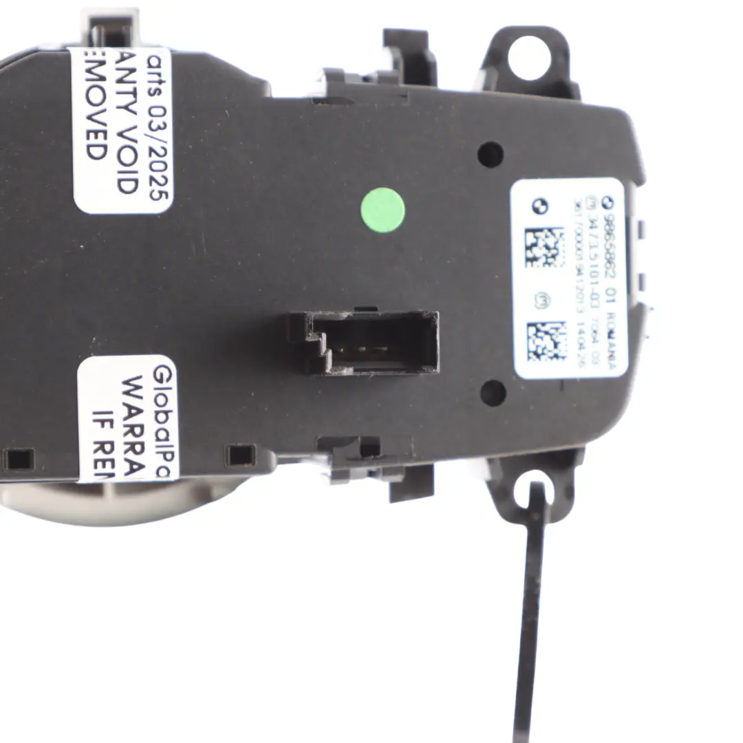 Headlight Switch Control Element Light Unit to Mini Countryman F60 with Part number 9865862 Mini Countryman F60 Headlight Switch Control Element Light Unit - SKU 9865862 - Part number 9865862