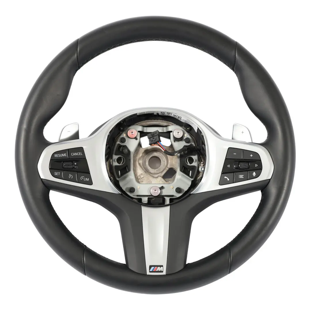 BMW X3 G01 X4 G02 Kierownica M Sport Pakiet Czarna Skóra Łopatki - SKU 9882621 - Numer Części 9882621