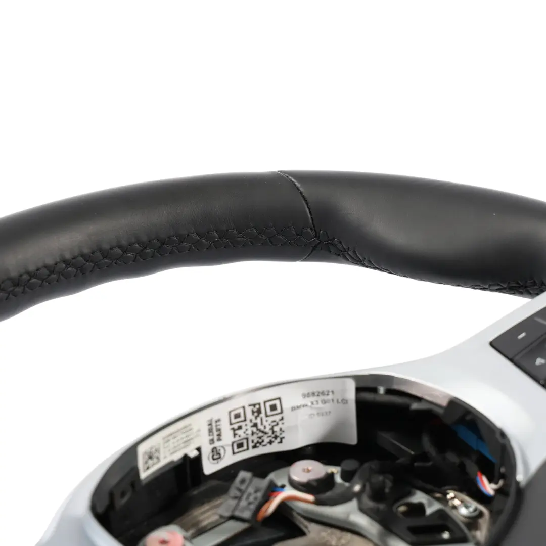 Steering Wheel BMW X3 G01 X4 G02 M Sport Black Leather Paddle Shift to with Part number 9882621 Steering Wheel BMW X3 G01 X4 G02 M Sport Black Leather Paddle Shift - SKU 9882621 - Part number 9882621