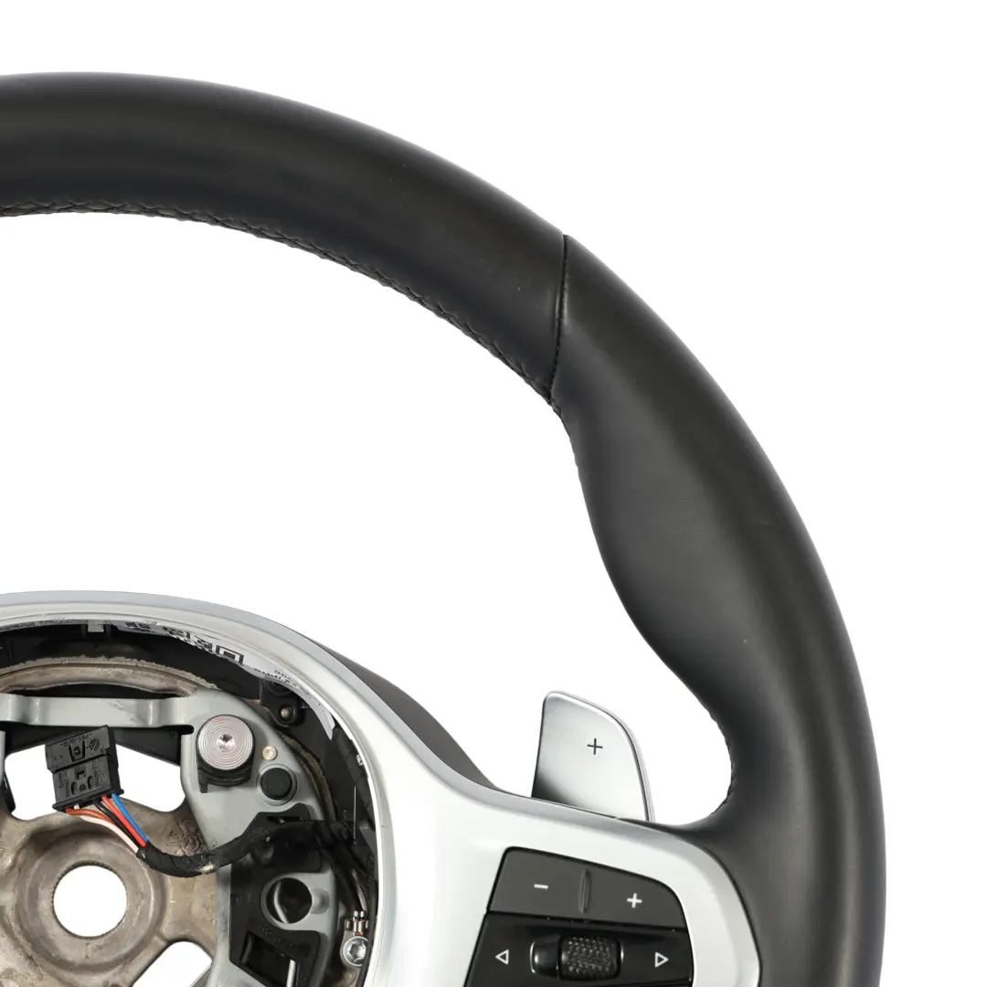 Nero Pelle Cambio al Volante per Volante BMW X3 G01 X4 G02 M Sport con numero di parte 9882621 Volante BMW X3 G01 X4 G02 M Sport Nero Pelle Cambio al Volante - SKU 9882621 - Numero di parte 9882621