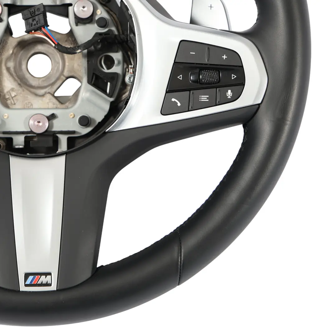 Lenkrad BMW X3 G01 X4 G02 M Sport Schwarz Leder Schaltwippen für mit Teilenummer 9882621 Lenkrad BMW X3 G01 X4 G02 M Sport Schwarz Leder Schaltwippen - SKU 9882621 - Teilenummer 9882621