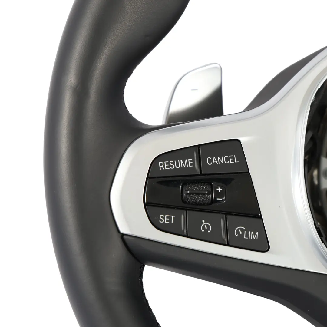 Kierownica M Sport Pakiet Czarna Skóra Łopatki do BMW X3 G01 X4 G02 o numerze 9882621 BMW X3 G01 X4 G02 Kierownica M Sport Pakiet Czarna Skóra Łopatki - SKU 9882621 - Numer Części 9882621