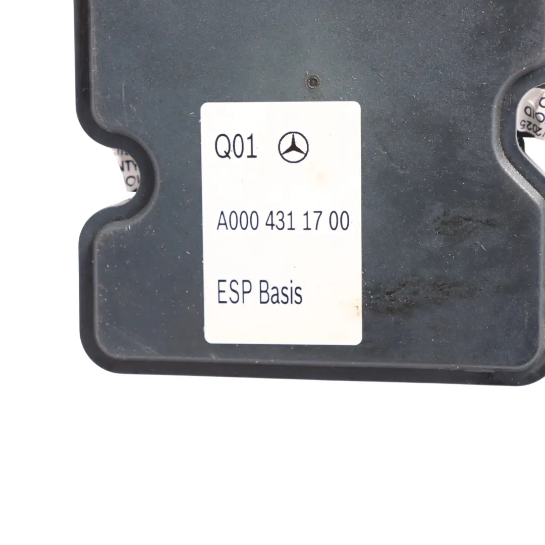 ABS Pump Modulator Brake Hydraulic Control Unit to Mercedes X156 with Part number A0004311700 Mercedes X156 ABS Pump Modulator Brake Hydraulic Control Unit - SKU A0004311700 - Part number A0004311700