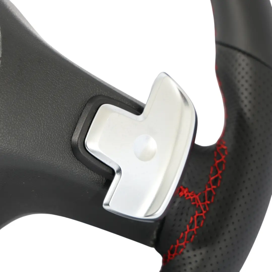  Steering Wheel Mercedes W177 W247 NEW Black Leather Paddle Shift Red Threads - SKU A0004609102-1 - Part number A0004609102
