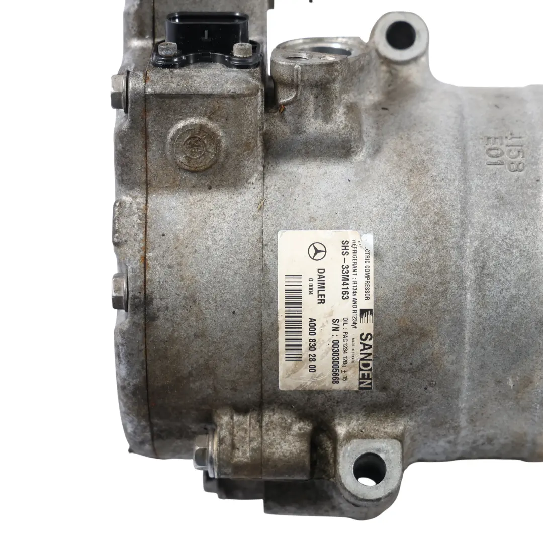 Mercedes W205 M274 Pompe De Compresseur De Climatisation Essence A/C - SKU A0008302800 - Numéro de pièce A0008302800