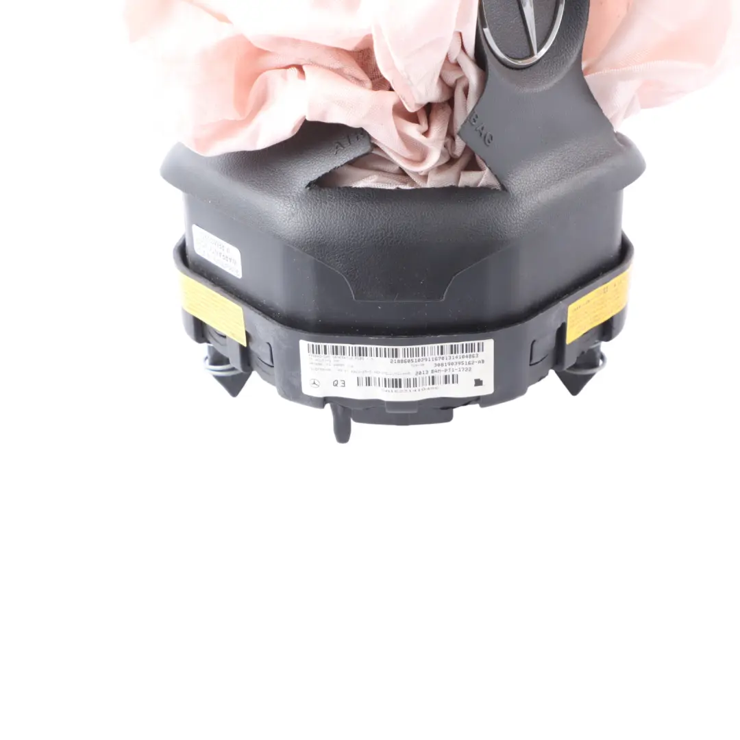 Driver's Air Module Mercedes C117 X156 W176 Steering Wheel A0008604103 DEPLOYED to with Part number A0008605503 Driver's Air Module Mercedes C117 X156 W176 Steering Wheel A0008604103 DEPLOYED - SKU A0008605503-1 - Part number A0008605503