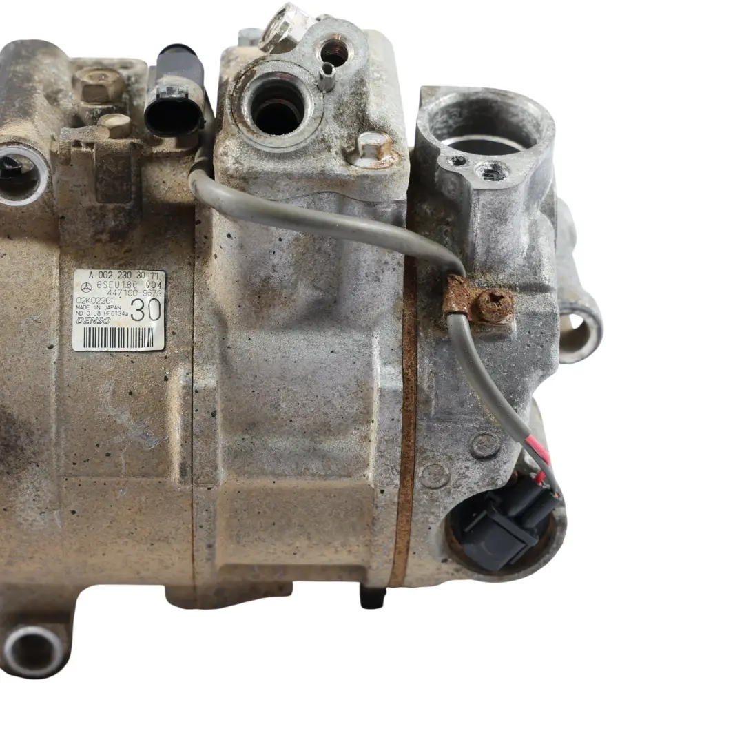 Mercedes W204 M271 Petrol Engine A/C Air Condition Compressor - SKU A0022303011 - Part number A0022303011