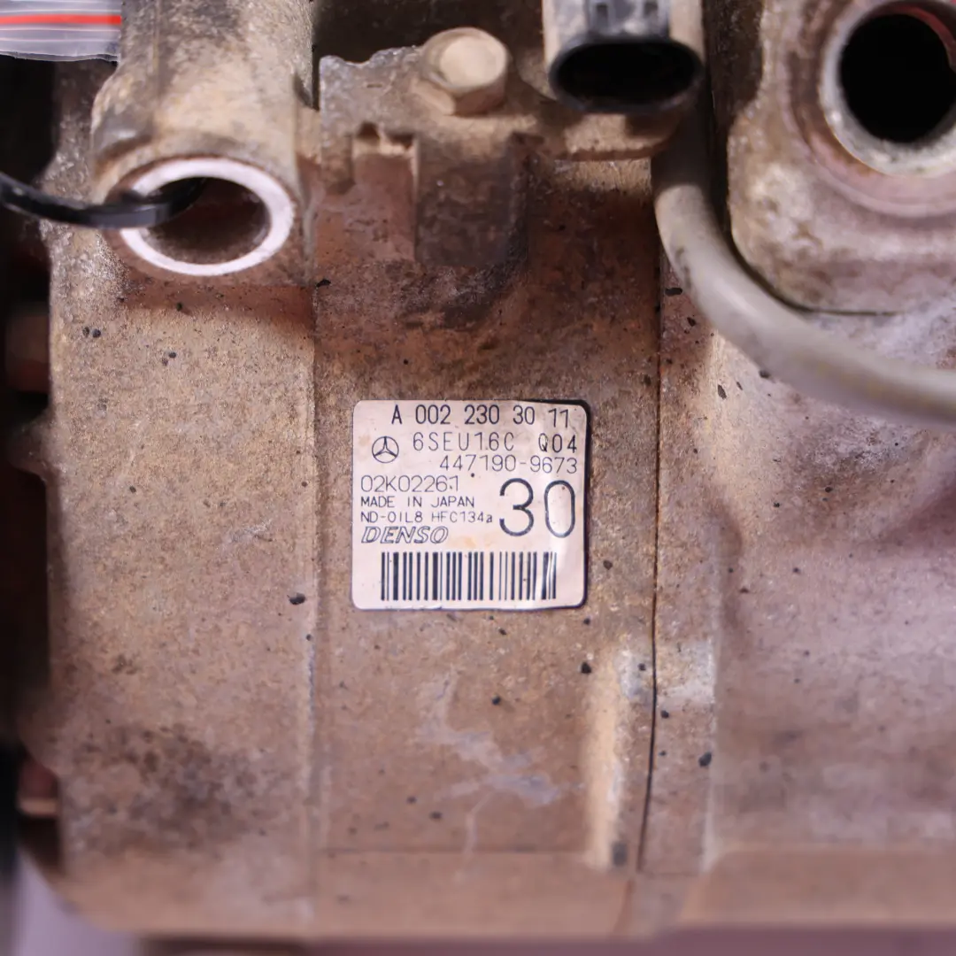 Mercedes W204 M271 Petrol Engine A/C Air Condition Compressor - SKU A0022303011 - Part number A0022303011