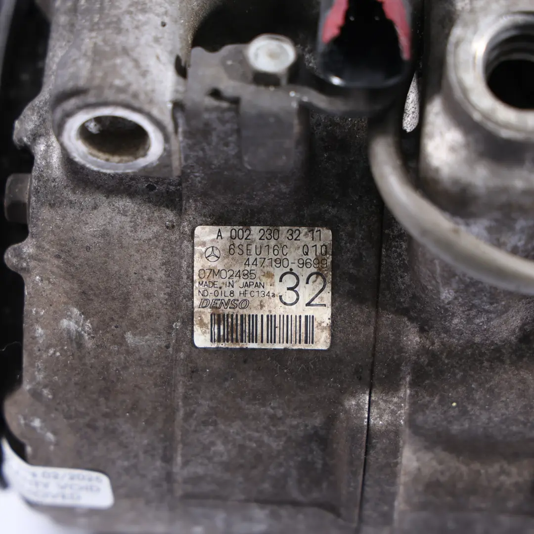 Compressore Aria Condizionata Mercedes W204 W212 A/C Pompa - SKU A0022303211-1 - Numero di parte A0022303211